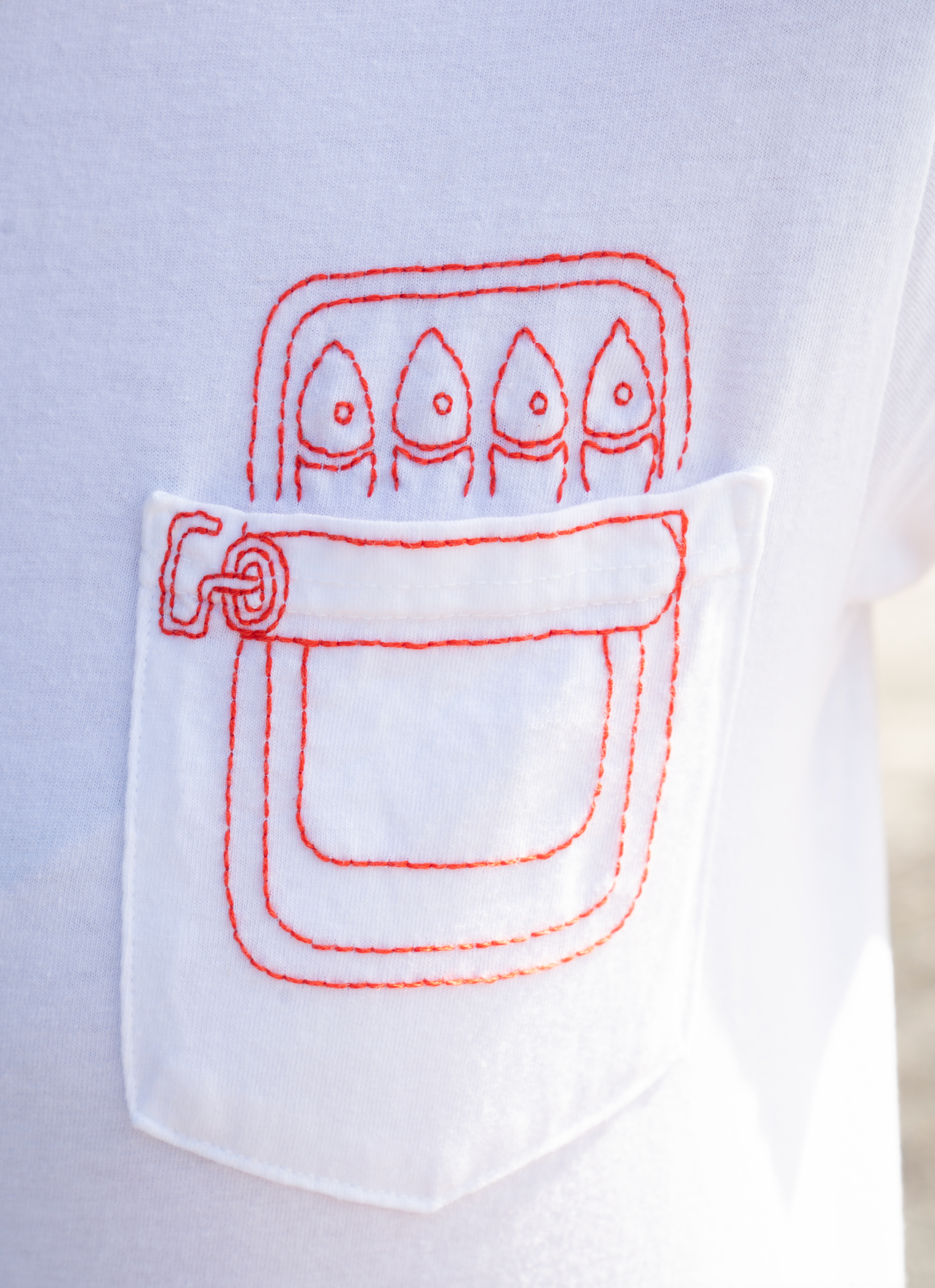 Embroidered SARDINE shirt